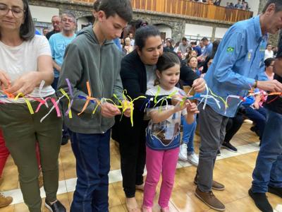 Dom Amilton celebra o 5º dia da Novena de Nossa Senhora Aparecida em Laranjeiras do Sul